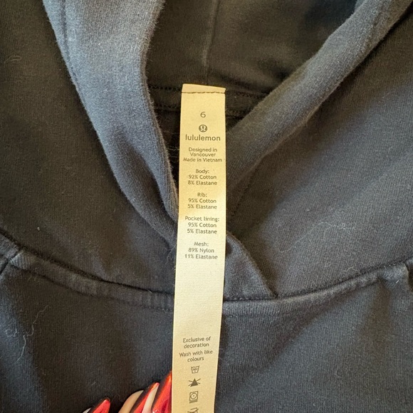 Lululemon Athletica Charcoal Hoodie - Picture 5 of 5